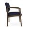 Lesro Lenox Steel Wide Guest Chair Metal Frame, Bronze, OH Navy Upholstery LS1201 - alternate 2